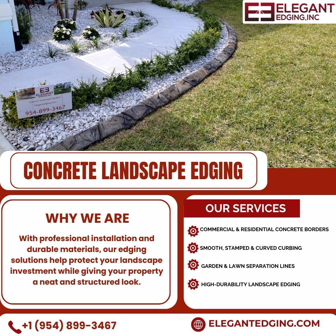 Top-rated Concrete Landscaping Borders in Melbourne, FL area — photo 1