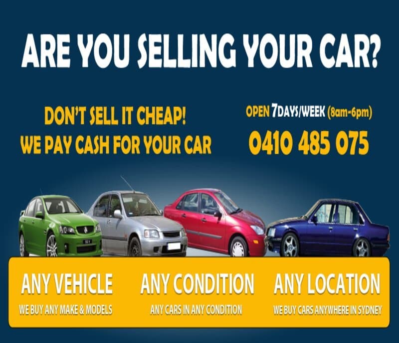 Scrap Car Removal Sydney