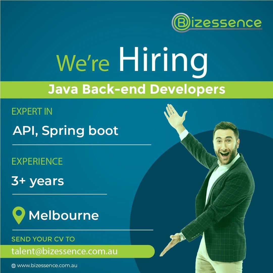 Java Backend Developer – Melbourne — photo 1