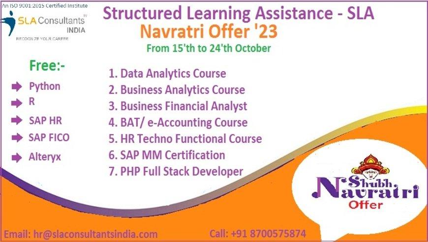 Data Science Coaching in Dilshad Garden, Delhi, Noida, Gurgaon, Free R & Python with ML Training, Free Demo Classes, Free Job Placement, Navratri Offer '23,