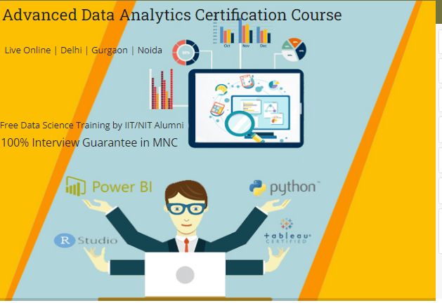Job Oriented Data Analyst Training Course in Delhi, 110082. Job Oriented Online Live Data Analyst Training in Mumbai by IIT Faculty , [ 100% Job in MNC] July Offer'24, Learn Excel, VBA, MIS, Tableau, Power BI, Python Data Science and Domo, Top Training Ce