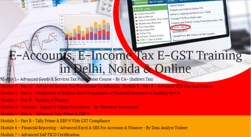 Job Oriented Accounting Course in Delhi, 110096,  [GST Update 2024] by SLA Accounting Institute, Taxation and Tally Prime Institute in Delhi, Noida, New Year Offer'2025 [ Learn New Skills of Accounting, BAT and  Finance for 100% Job] in HDFC Bank