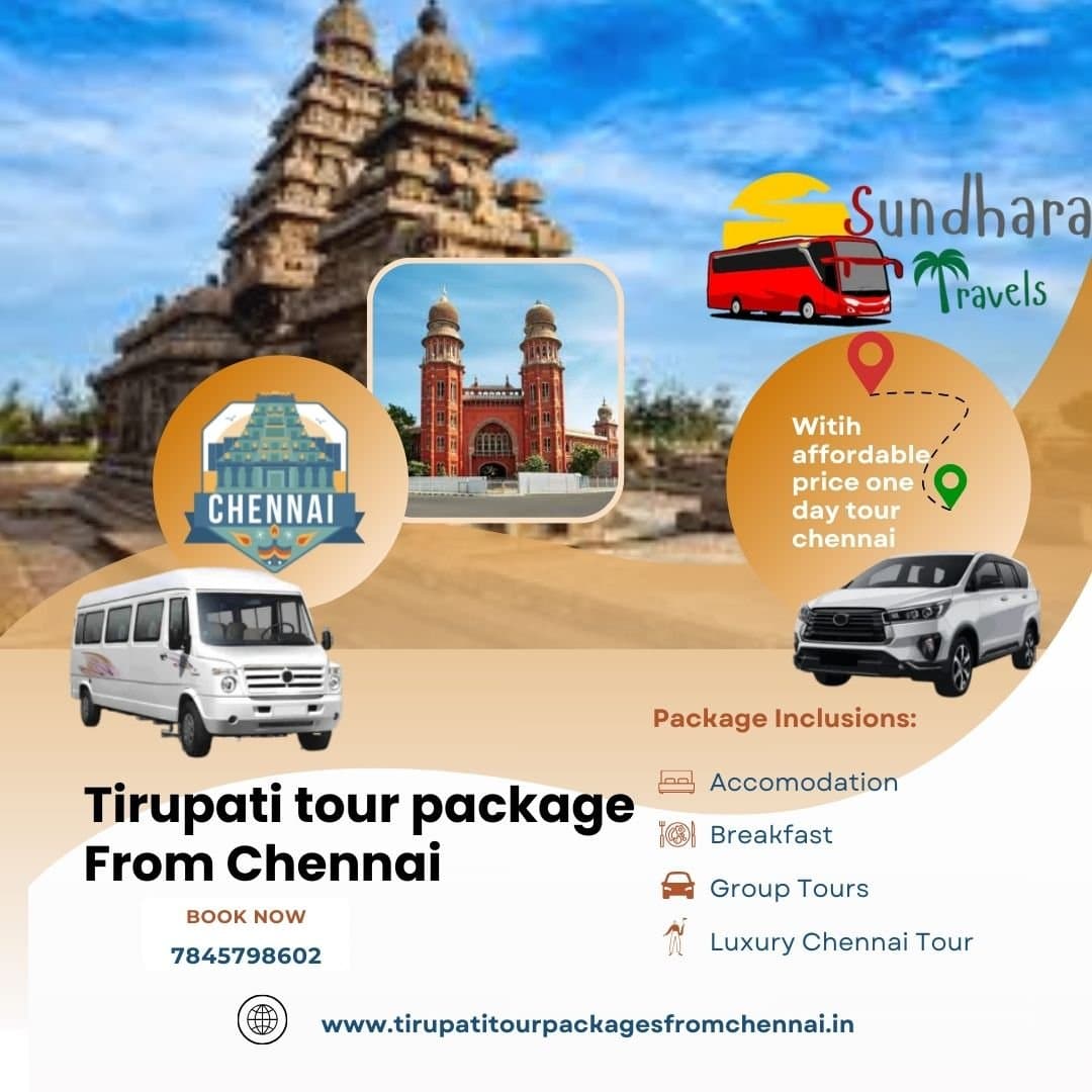 Tirupati Tour Package From Chennai - Sundhara Travels