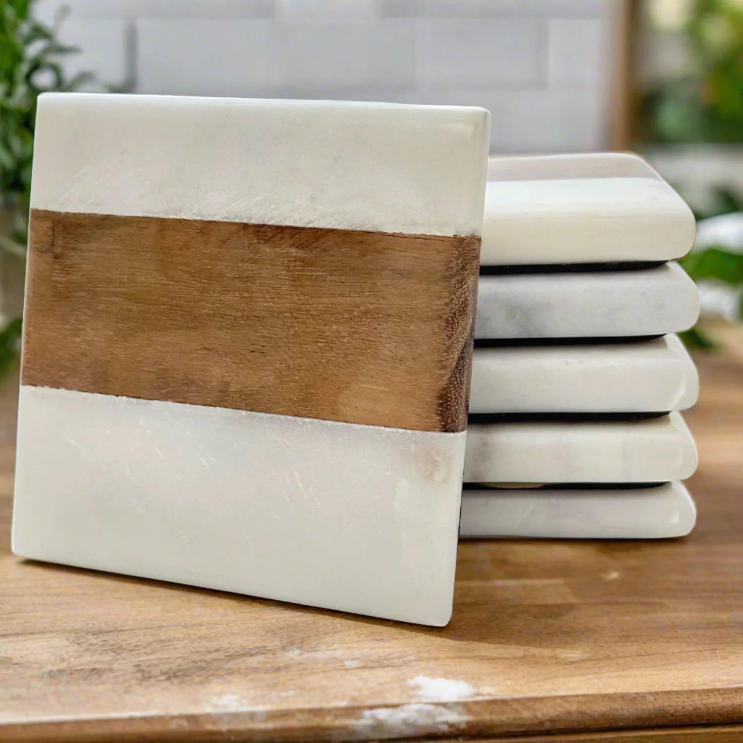 Elegant Marble Coasters for Timeless Table Décor – Perilla Home