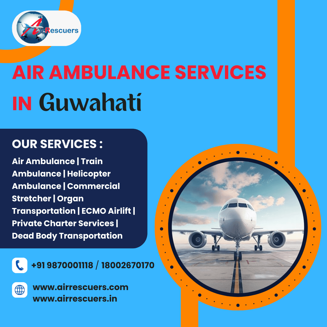 Air Ambulance Services in Guwahati | 24/7 Emergency Medical – Air Rescuers — photo 1