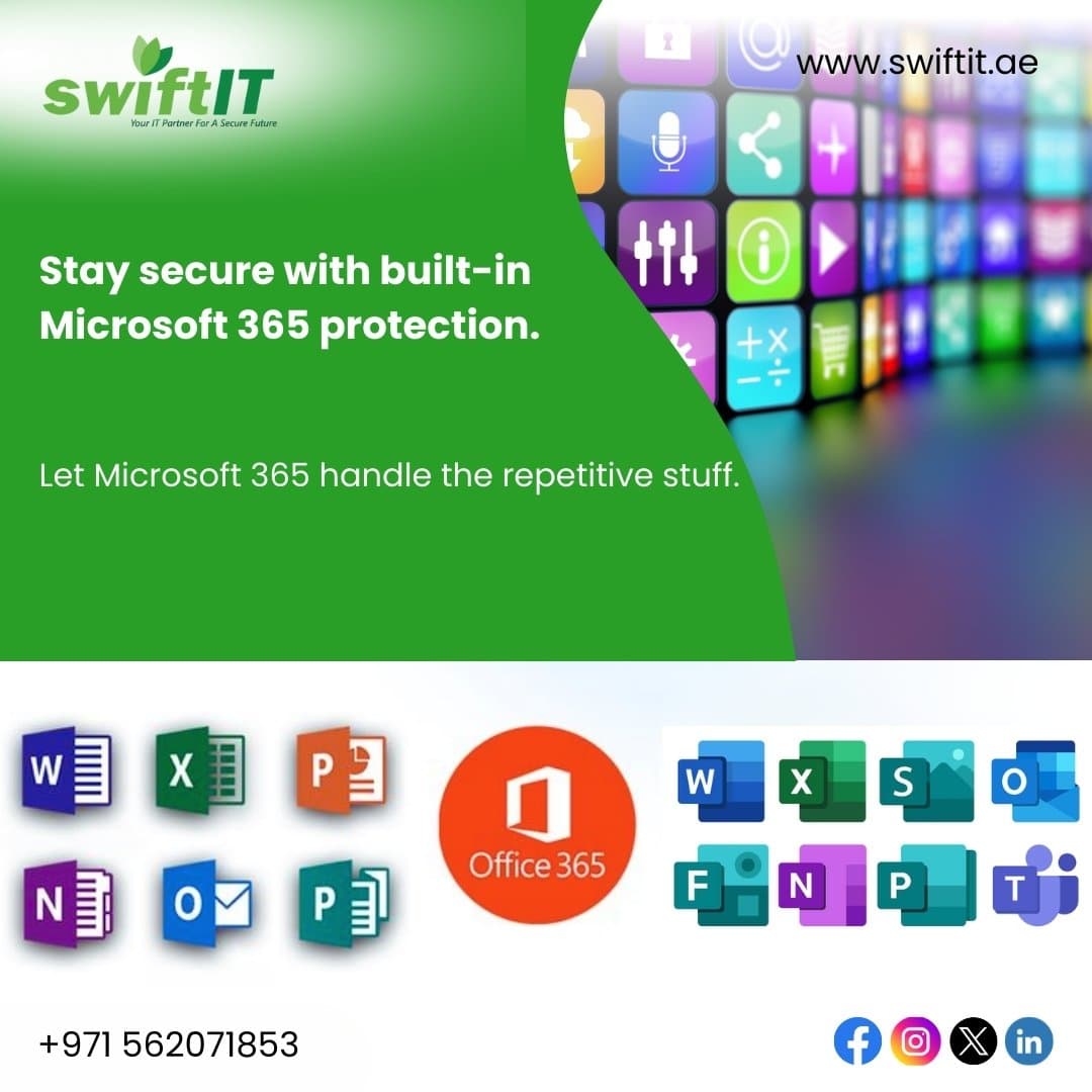 Microsoft Office 365 for Businesses in Abu Dhabi – SwiftIT.ae