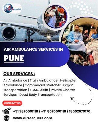 Air Ambulance in Pune with Quick Response & Care