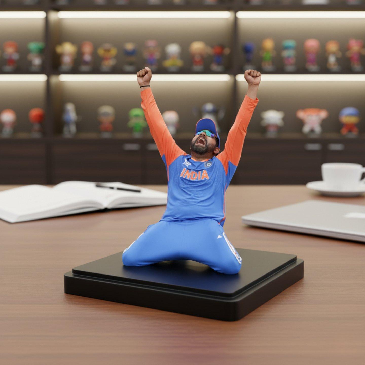 Buy Premium Collectible Cricket Figurines Online - Blue Fever — photo 1
