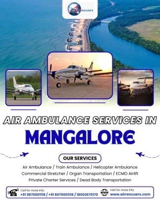 Affordable Air Ambulance Services in Mangalore – Available 24/7