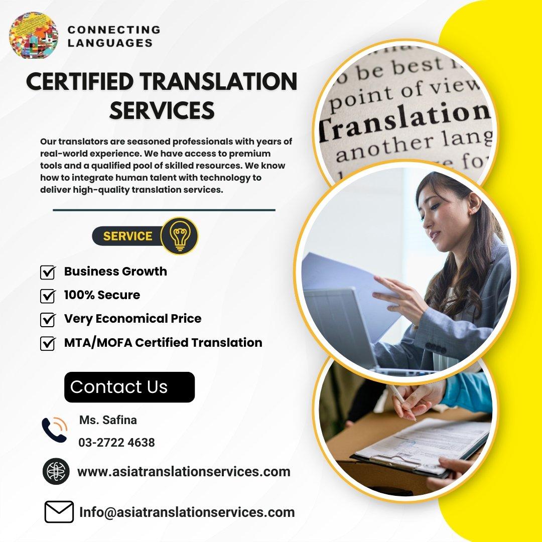 Accurate Certified Translation for Legal, Academic & Business Documents