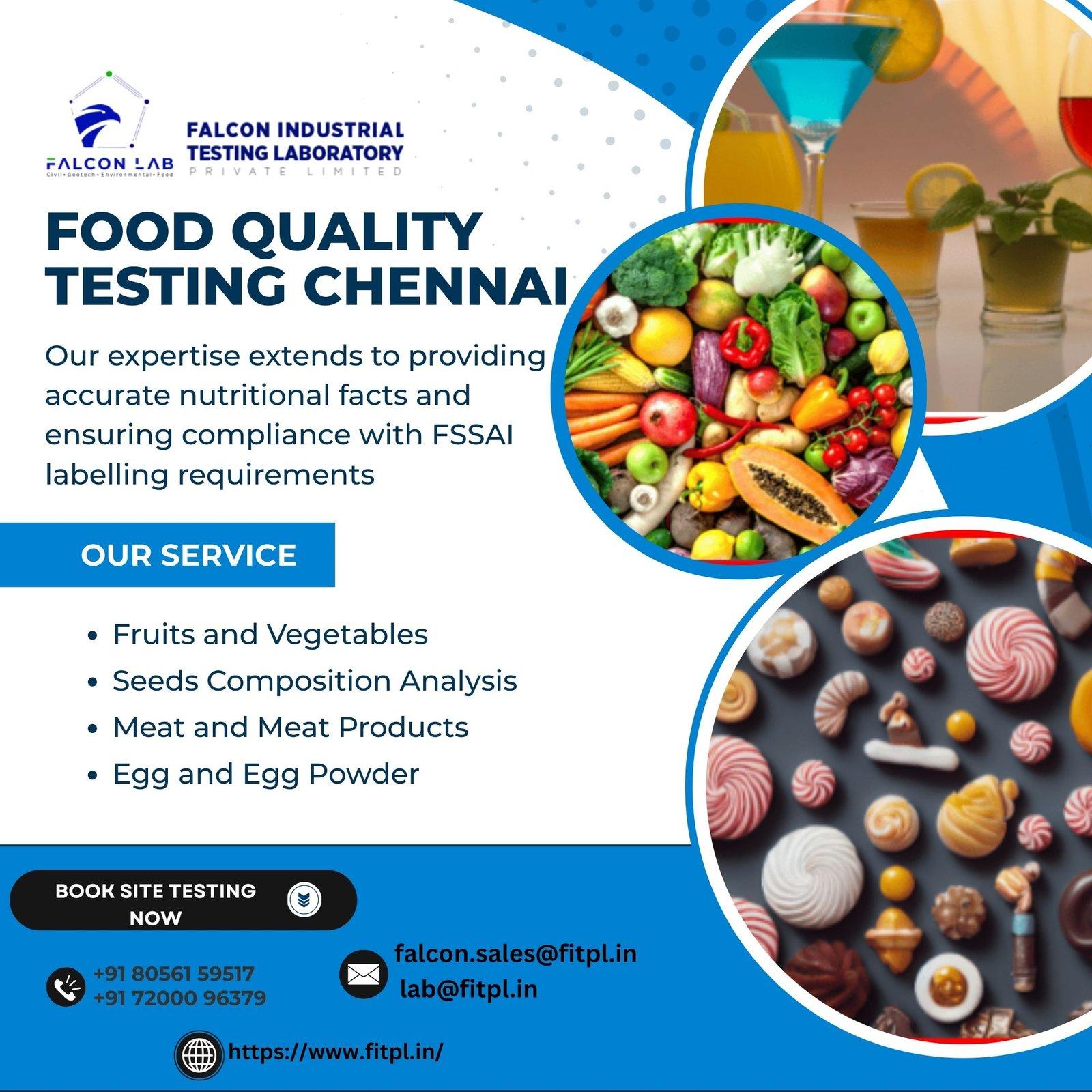 Food Quality Testing Chennai Ensuring Safe and Trusted Food