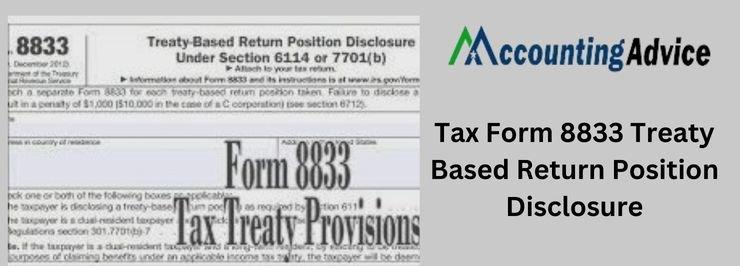 Complete Guide : Tax Form 8833 — photo 1