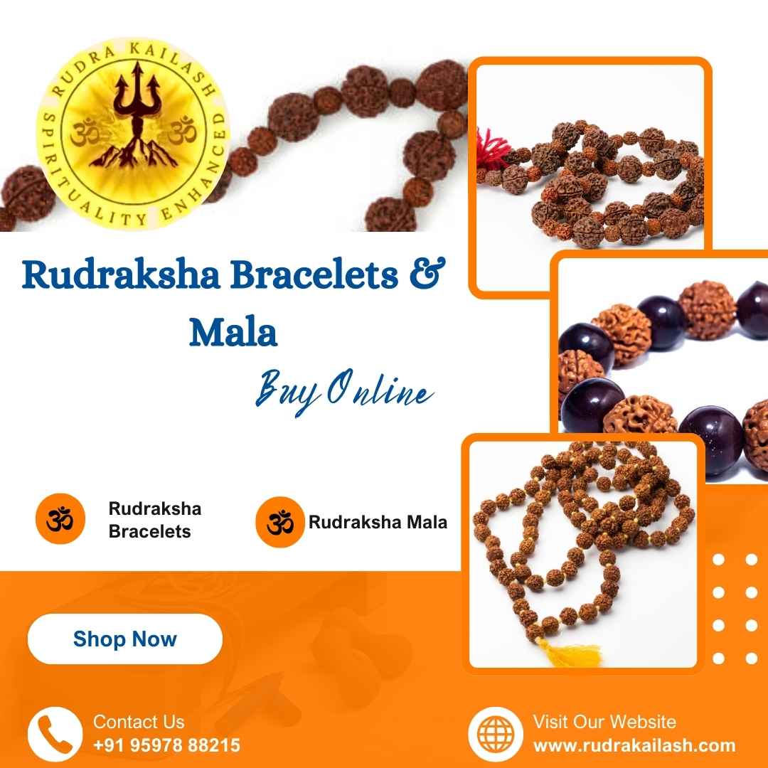 Rudraksha Bracelets & Rudraksha Mala – Buy Online at Rudra Kailash