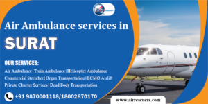 Air Ambulance Services in surat