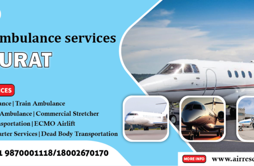 Air Ambulance Services in surat