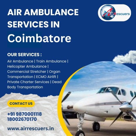 Air Ambulance Services in Coimbatore