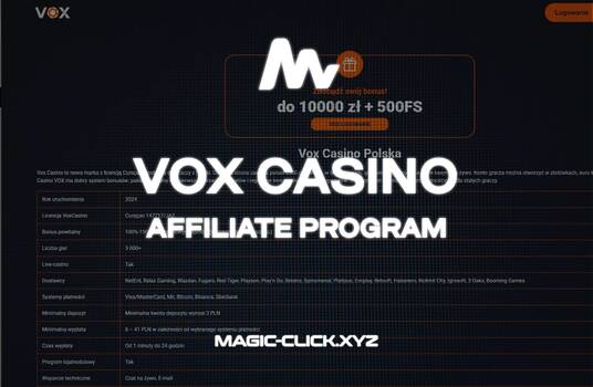 VOX Casino — Kompletny przewodnik po świecie gier i bonusów