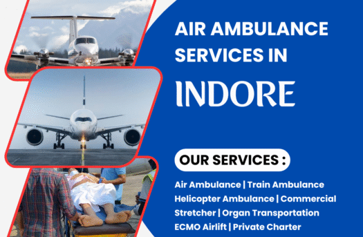 Air Ambulance Services in Indore