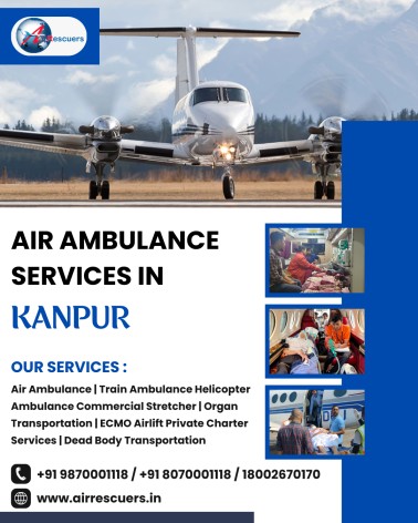Air Ambulance Services in Kanpur