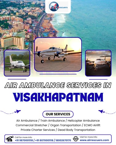 Air Ambulance Services in Visakhapatnam