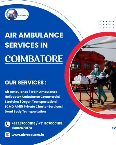 Air Ambulance Services in Coimbatore